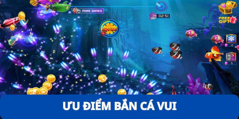 Bắn Cá Vui - Tựa Game Ăn Khách Nhất Năm 2025 Bạn Nên Thử 3 Những ưu điểm nổi bật mà siêu phẩm này đang sở hữu